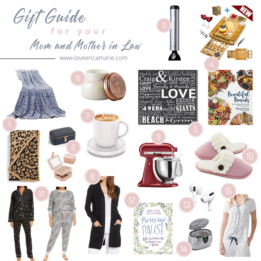 Holiday Gift Guide for your Mom and Mother In Law - Erica Marie