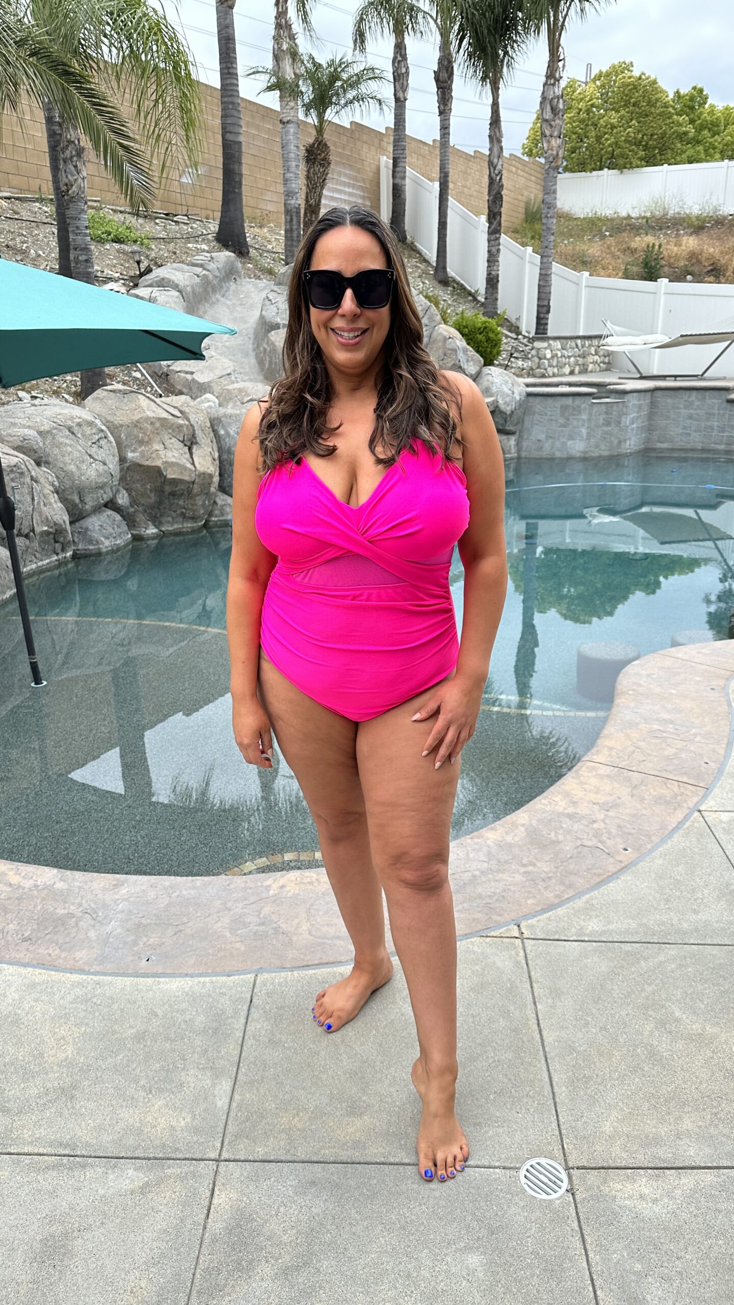 Midsize Swimwear Hot Pink Swimsuits From Amazon To Check Out This