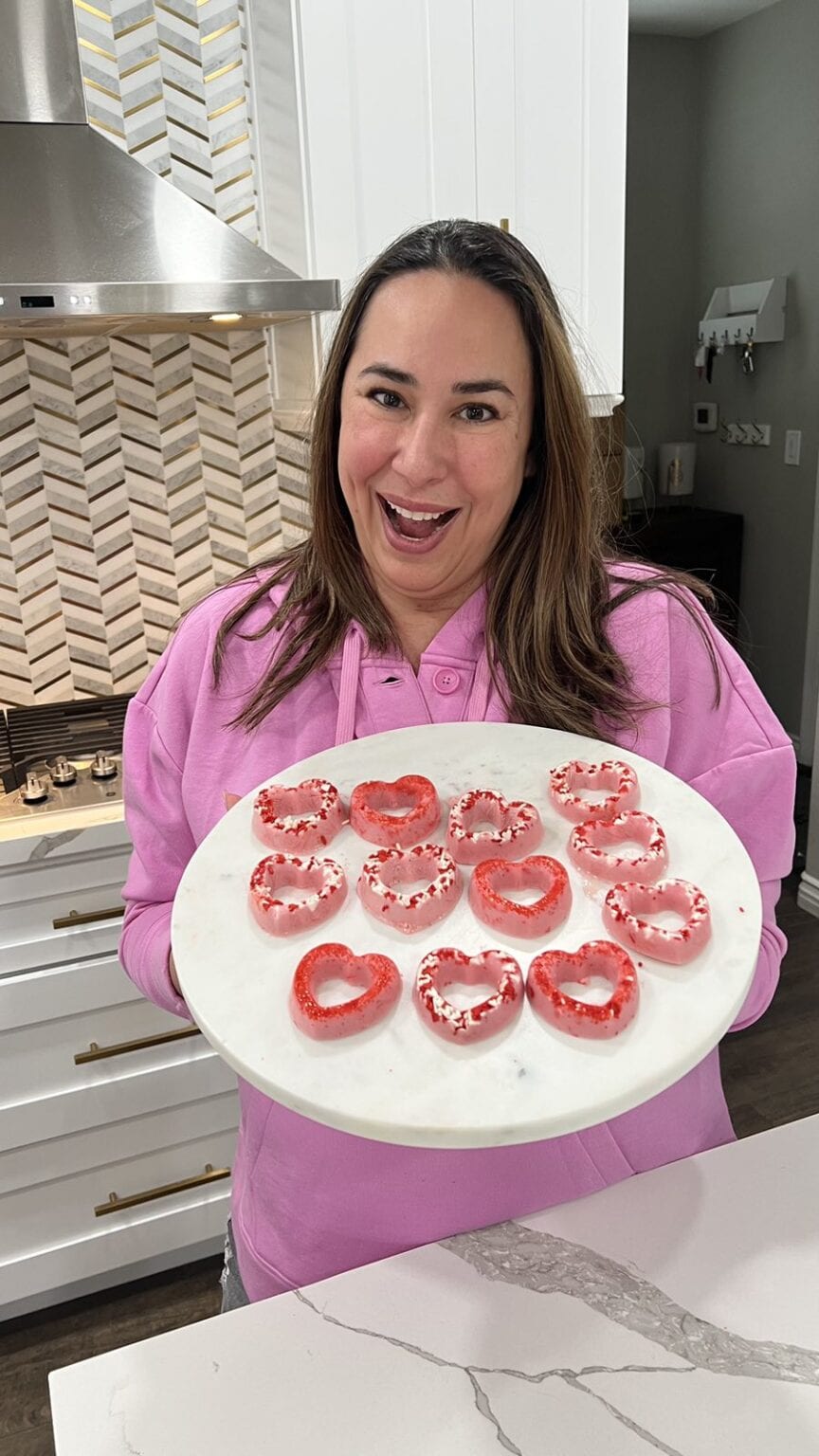 Valentine's Day Frozen Yogurt Bites Recipe! - Erica Marie
